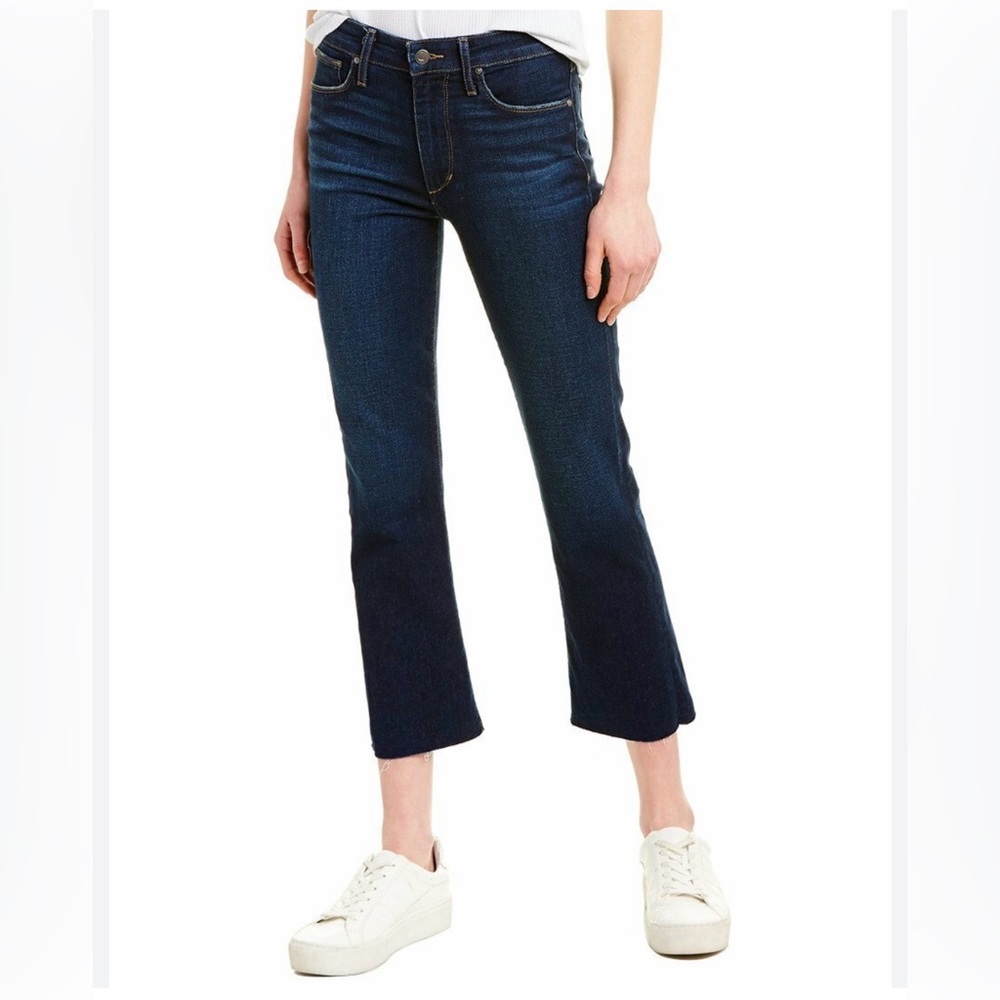 Joe's Jeans Berlin High Rise 26 Crop Boot Ankle Jean Raw Hem Sz 28